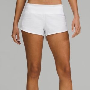 Lululemon speed up low rise shorts